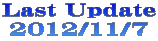 Last Update 2012/11/7