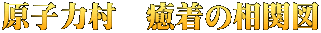 原子力村　癒着の相関図