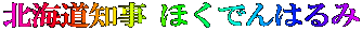 北海道知事 ほくでんはるみ