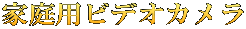 家庭用ビデオカメラ